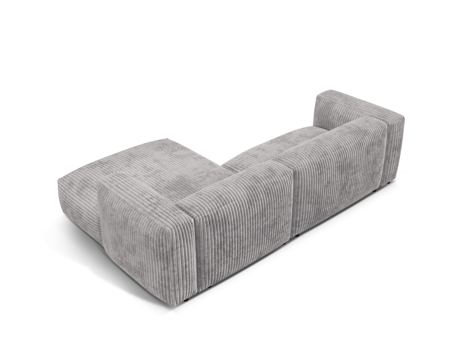 Martina Modulares Ecksofa rechts 2 Sitzer in Light Grey präsentiert im Onlineshop von KAQTU Design AG. Ecksofa rechts ist von Micadoni