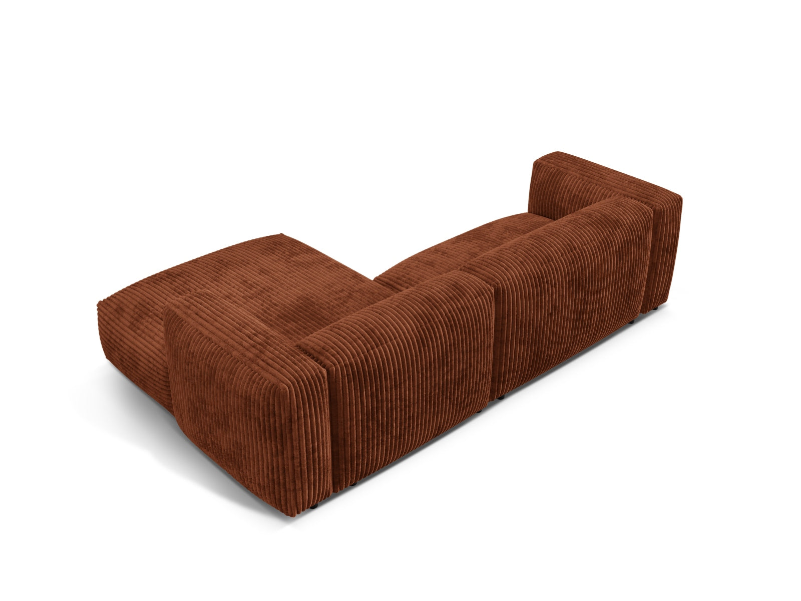 Martina Modulares Ecksofa rechts 2 Sitzer in Brick präsentiert im Onlineshop von KAQTU Design AG. Ecksofa rechts ist von Micadoni