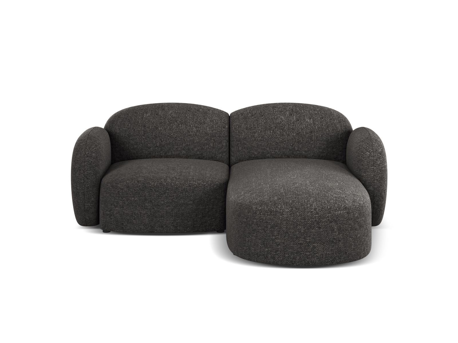 3-Sitzer Ecksofa rechts Blair in Anthracite-Eden präsentiert im Onlineshop von KAQTU Design AG. Ecksofa rechts ist von Micadoni