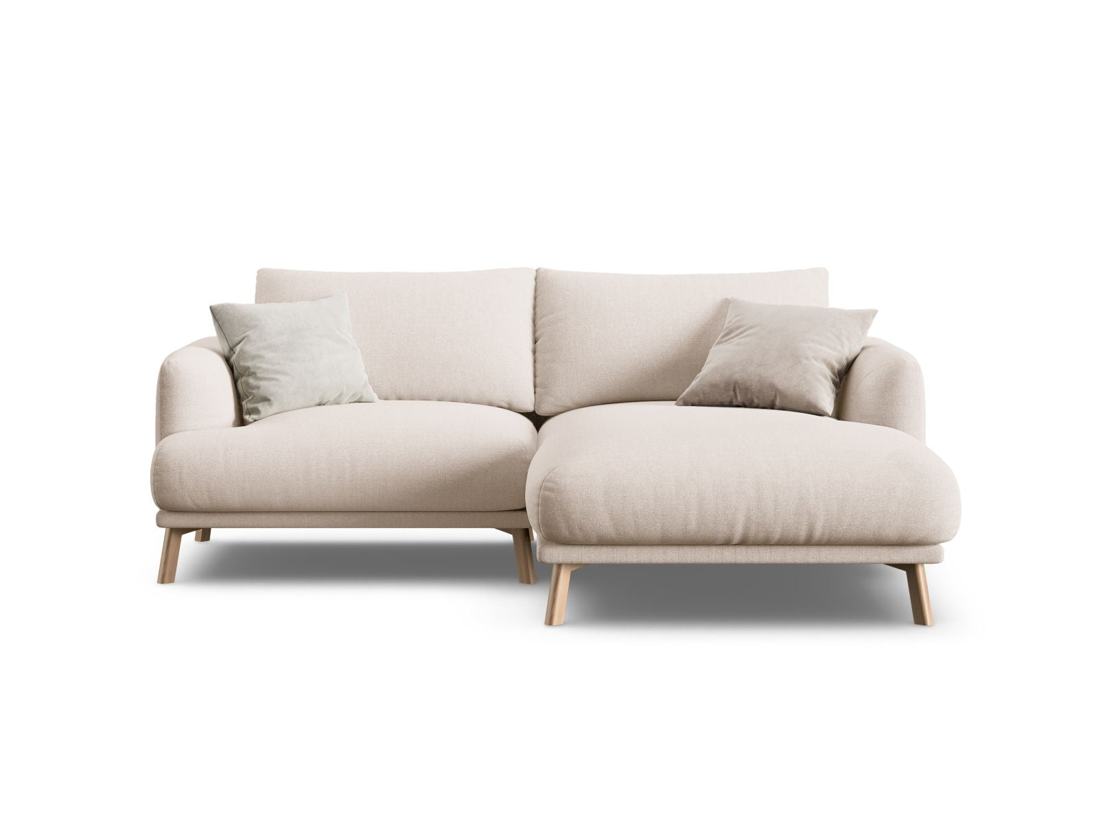 3-Sitzer Ecksofa rechts Naomi in Beige-Liberty präsentiert im Onlineshop von KAQTU Design AG. Ecksofa rechts ist von Micadoni