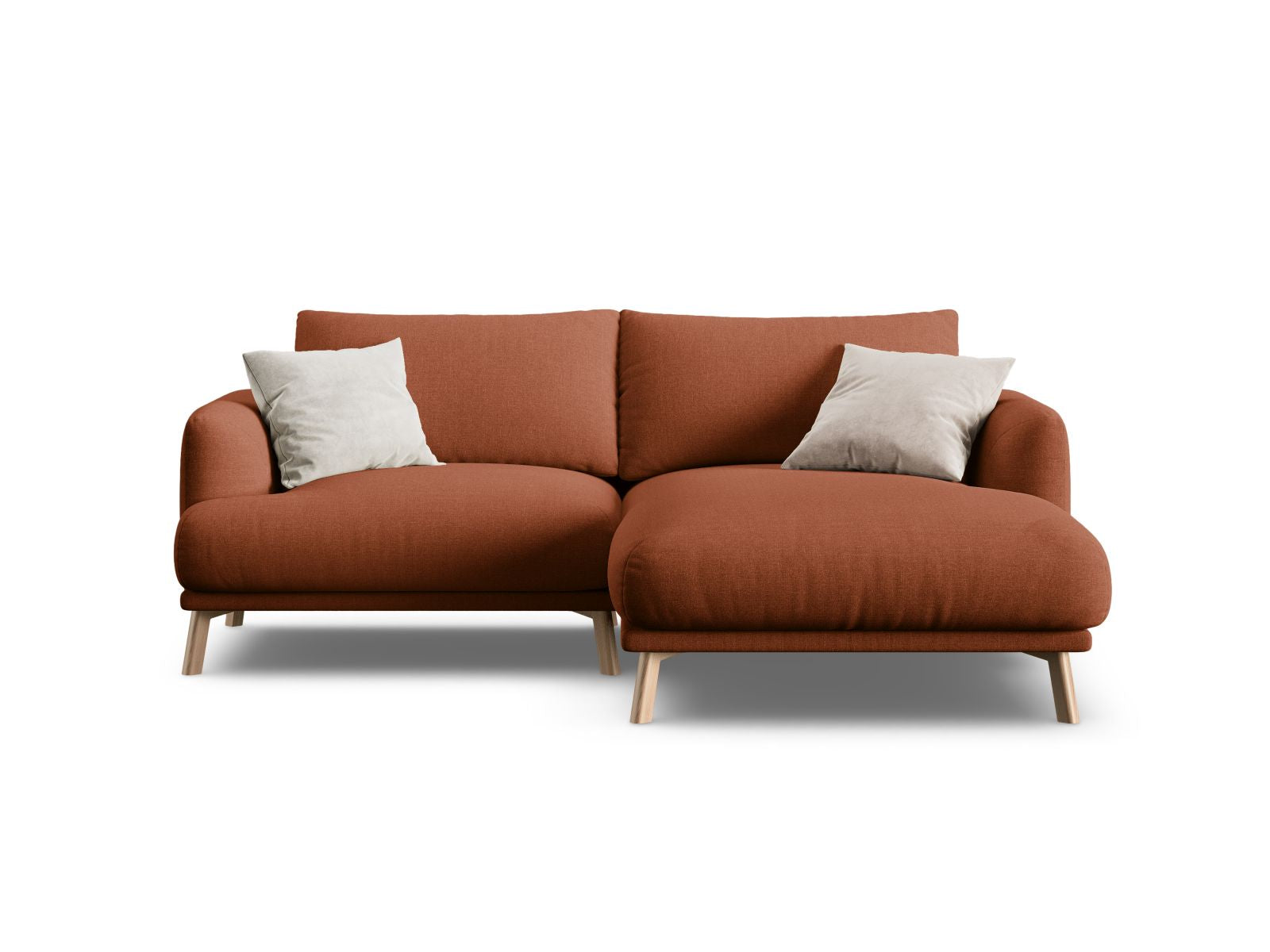 3-Sitzer Ecksofa rechts Naomi in Brick-Liberty präsentiert im Onlineshop von KAQTU Design AG. Ecksofa rechts ist von Micadoni