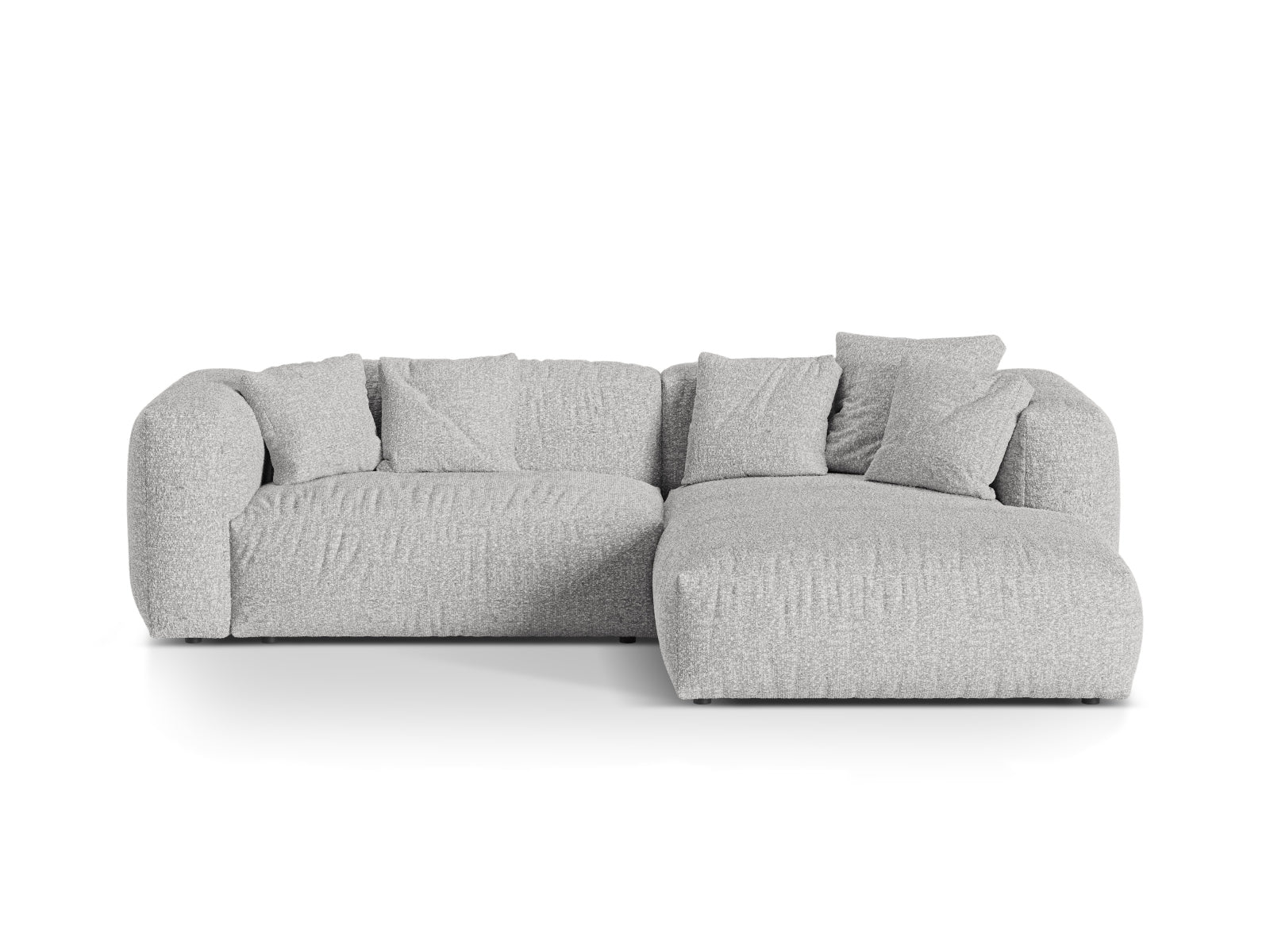 2-Sitzer Modular Rechter Ecksofa XL Martina in Silver-Monet präsentiert im Onlineshop von KAQTU Design AG. Ecksofa rechts ist von Micadoni