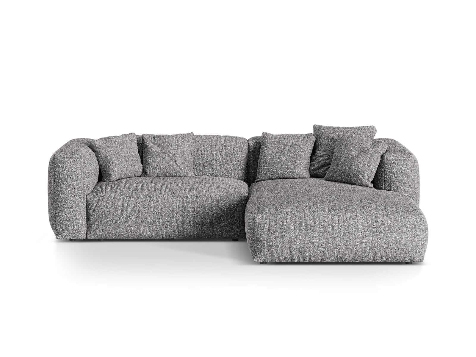 2-Sitzer Modular Rechter Ecksofa XL Martina in Graphite-Monet präsentiert im Onlineshop von KAQTU Design AG. Ecksofa rechts ist von Micadoni