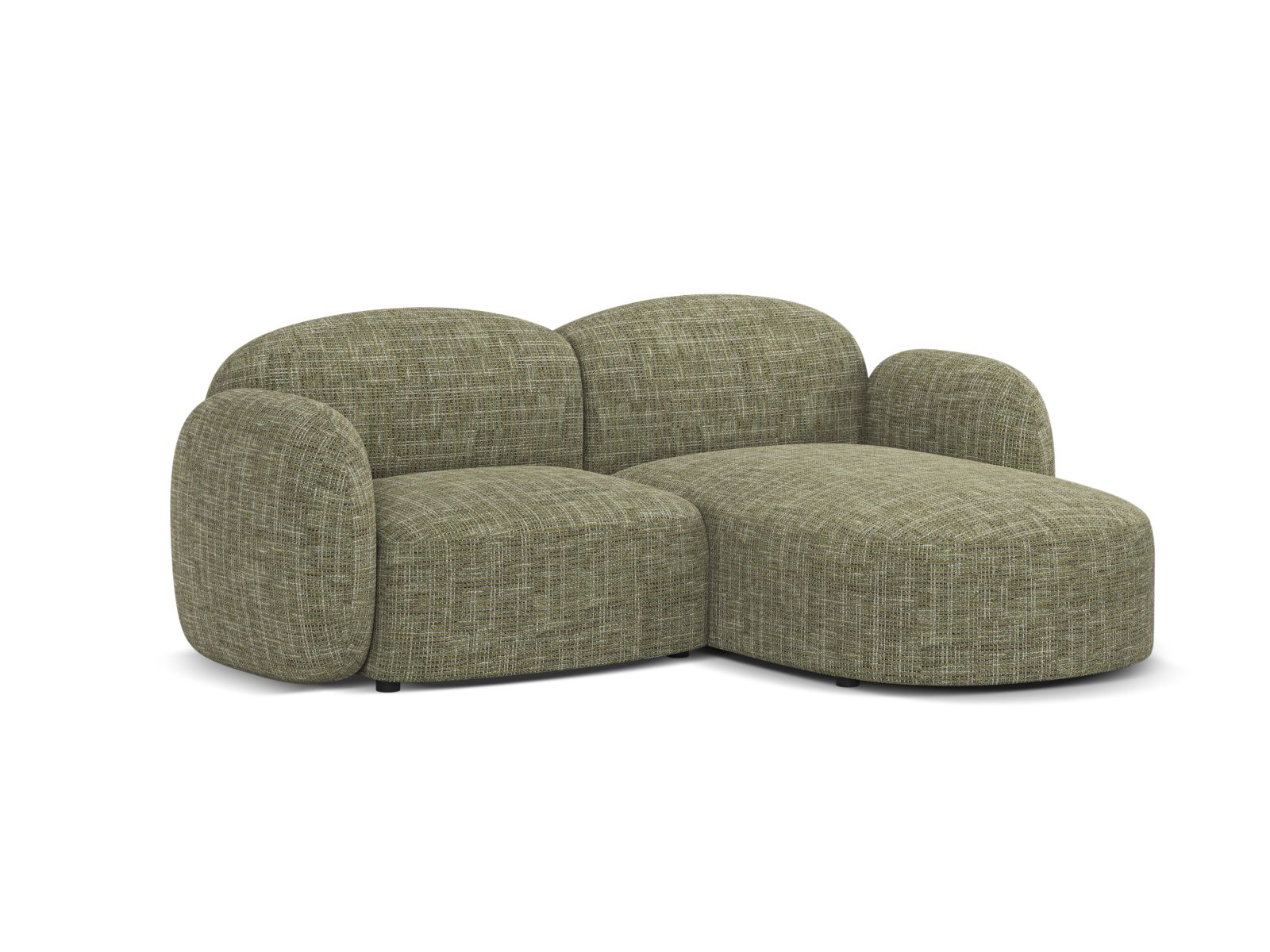 Elegantes 3-Sitzer Ecksofa rechts Blair in stilvollem Design, ideal für moderne Wohnräume, erhältlich bei KAQTU Design AG.