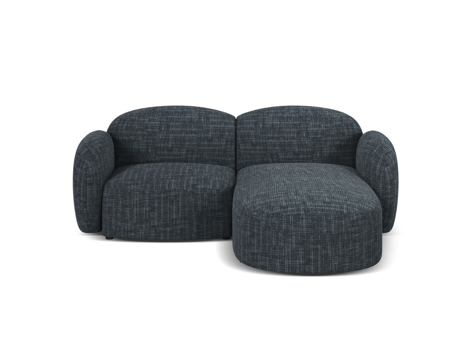 3-Sitzer Ecksofa rechts Blair in Navy Blue-Baltimore präsentiert im Onlineshop von KAQTU Design AG. Ecksofa rechts ist von Micadoni
