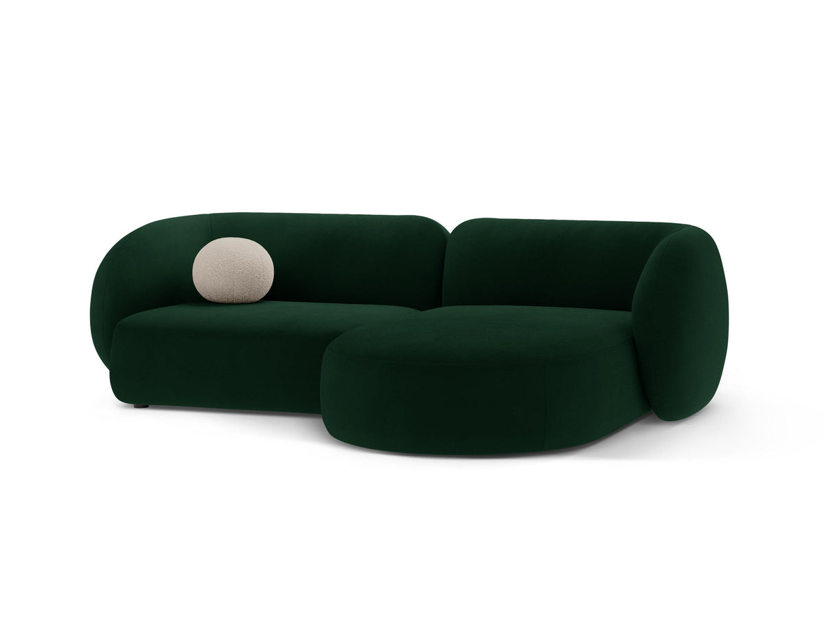 2-Sitzer Modular Ecksofa rechts Kate in Bottle Green-Salvador präsentiert im Onlineshop von KAQTU Design AG. Ecksofa rechts ist von Micadoni
