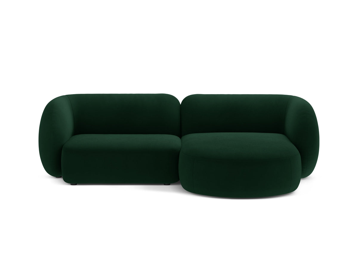 2-Sitzer Modular Ecksofa rechts Kate in Bottle Green-Salvador präsentiert im Onlineshop von KAQTU Design AG. Ecksofa rechts ist von Micadoni