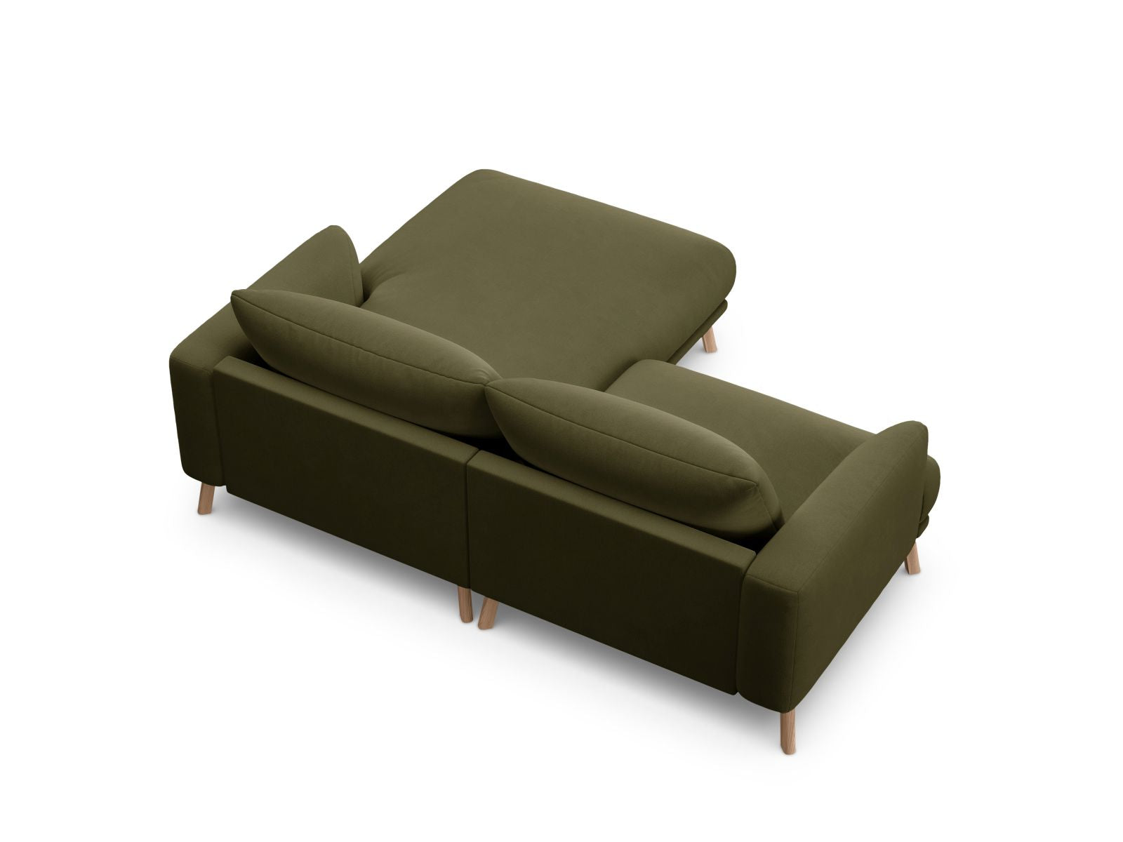Elegantes 3-Sitzer Ecksofa Naomi in modernem Design, ideal für komfortable Wohnräume und gesellige Stunden, erhältlich bei Micadoni.