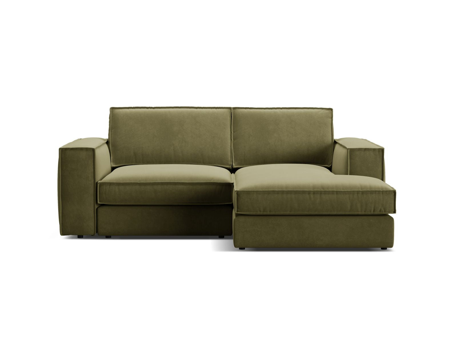 2-Sitzer Modular Ecksofa rechts Pola in Green-Salvador präsentiert im Onlineshop von KAQTU Design AG. Ecksofa rechts ist von Micadoni