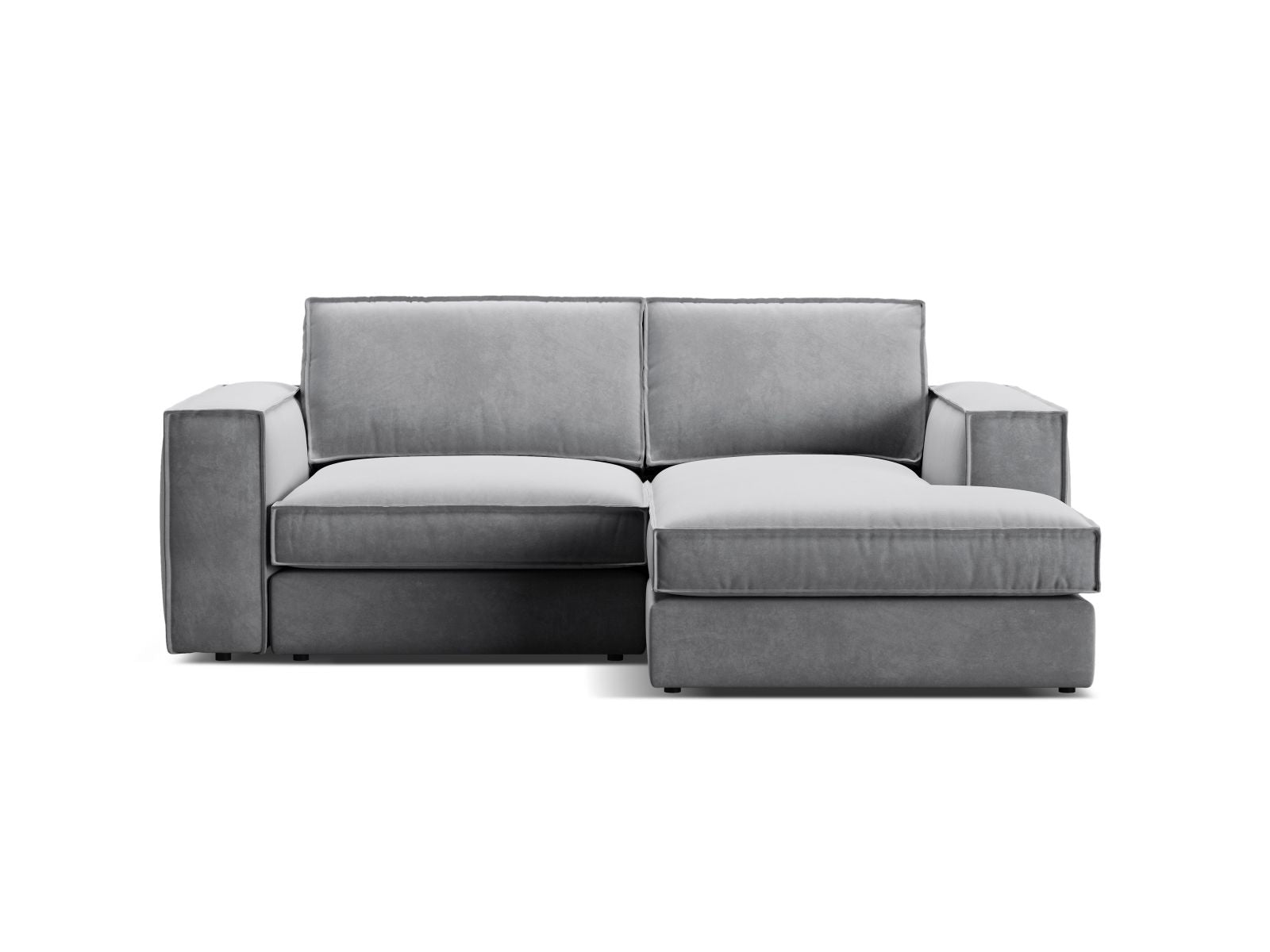2-Sitzer Modular Ecksofa rechts Pola in Grey-Salvador präsentiert im Onlineshop von KAQTU Design AG. Ecksofa rechts ist von Micadoni