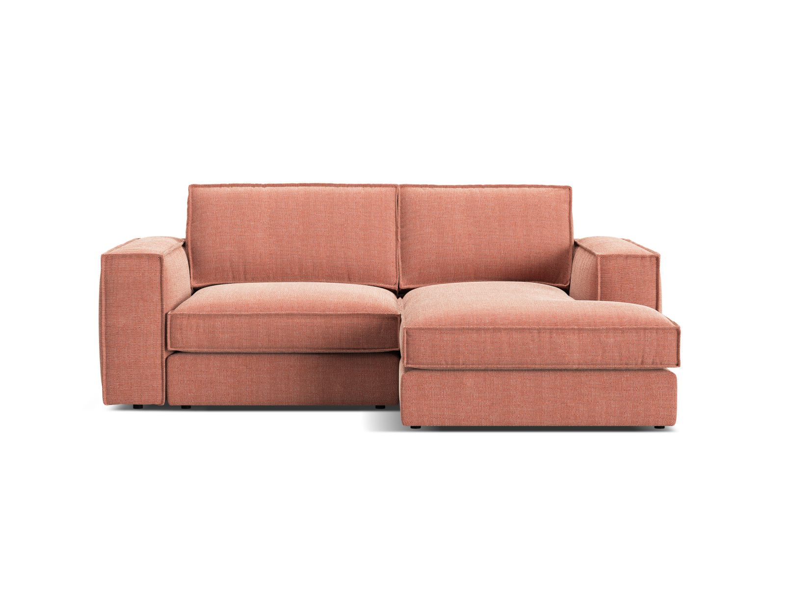 2-Sitzer Ecksofa rechts Pola in Red-Babel präsentiert im Onlineshop von KAQTU Design AG. Ecksofa rechts ist von Micadoni