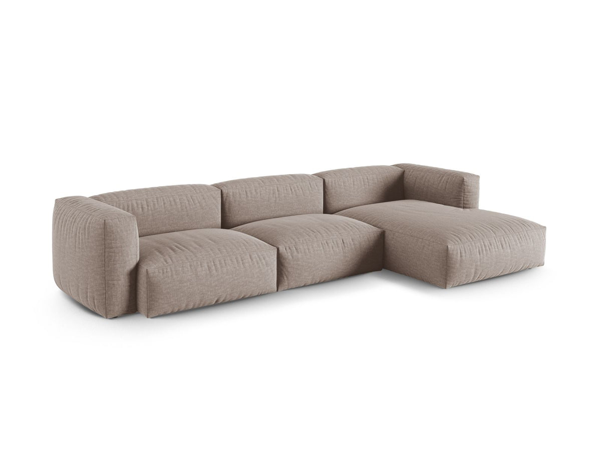 3-Sitzer Ecksofa rechts XL Martina in Dark Beige-Boston präsentiert im Onlineshop von KAQTU Design AG. Ecksofa rechts ist von Micadoni