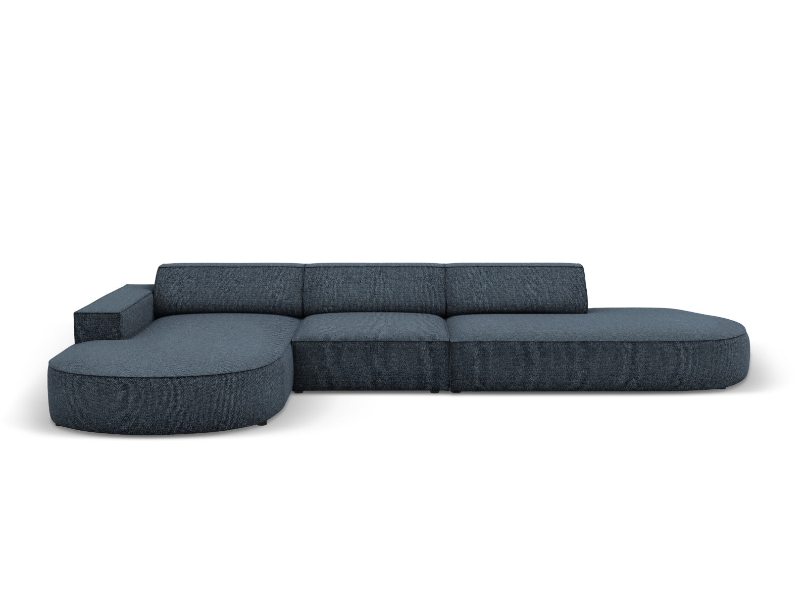 Jodie Modulares Ecksofa links 4 Sitzer in Royal Blue präsentiert im Onlineshop von KAQTU Design AG. Ecksofa links ist von Micadoni