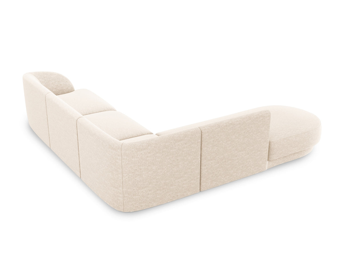 Miley Ecksofa links 6 Sitzer in Light Beige-Haga präsentiert im Onlineshop von KAQTU Design AG. Ecksofa links ist von Micadoni
