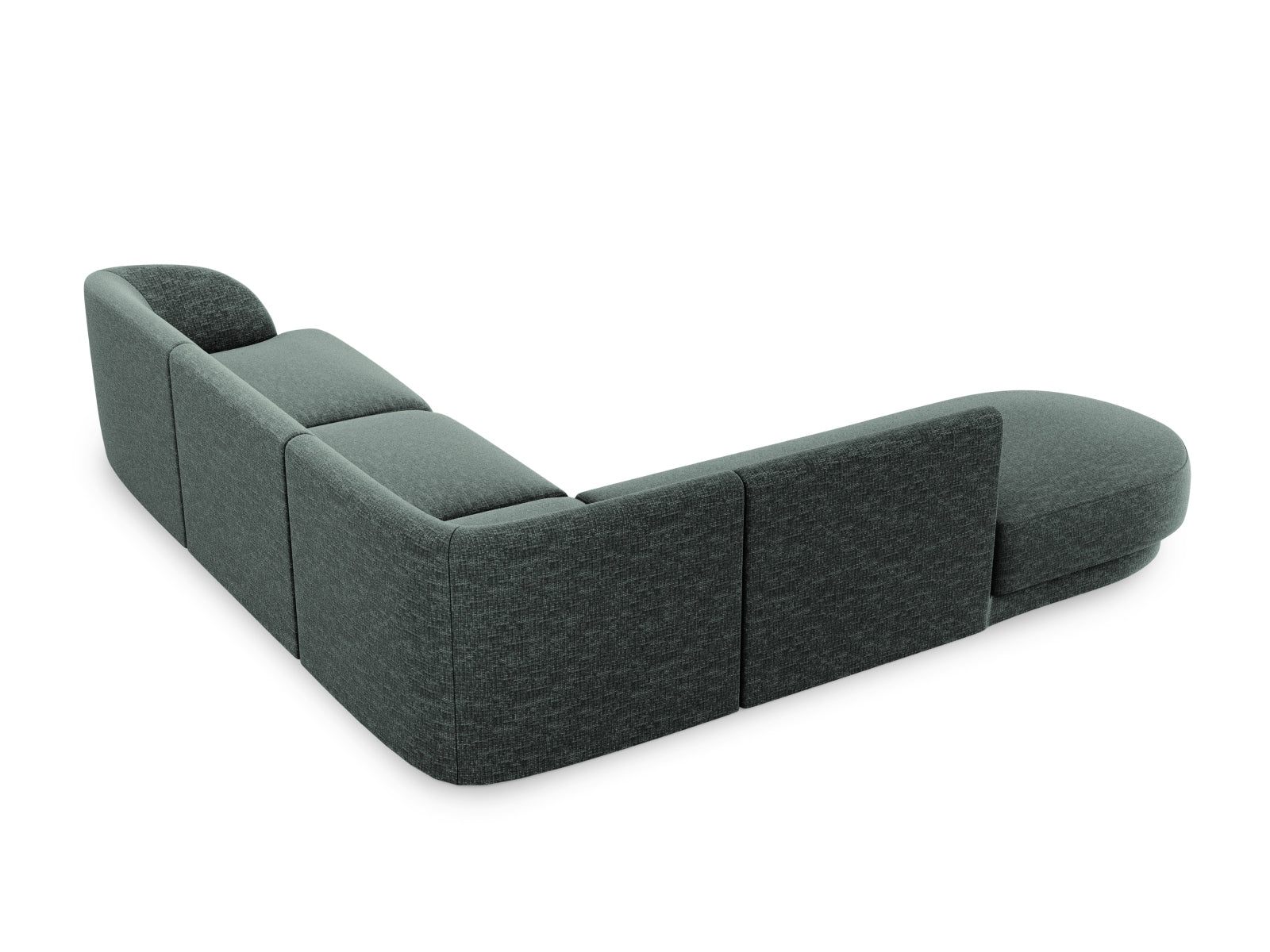 Miley Ecksofa links 6 Sitzer in Petrol präsentiert im Onlineshop von KAQTU Design AG. Ecksofa links ist von Micadoni