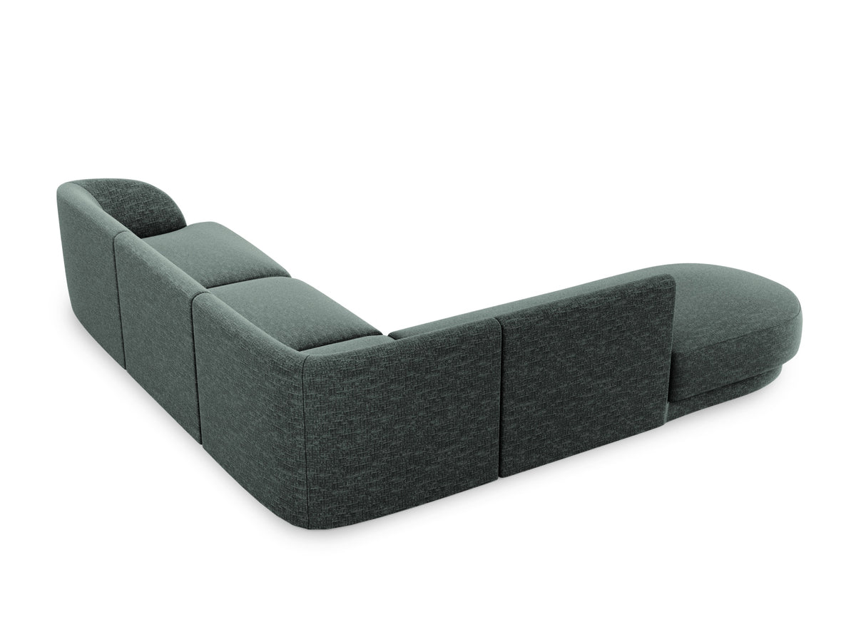 Miley Ecksofa links 6 Sitzer in Petrol-Haga präsentiert im Onlineshop von KAQTU Design AG. Ecksofa links ist von Micadoni