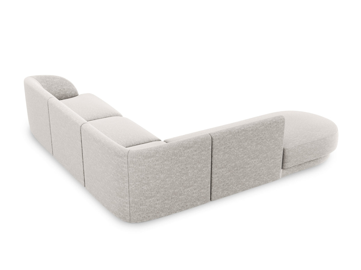 Miley Ecksofa links 6 Sitzer in Light Grey-Haga präsentiert im Onlineshop von KAQTU Design AG. Ecksofa links ist von Micadoni