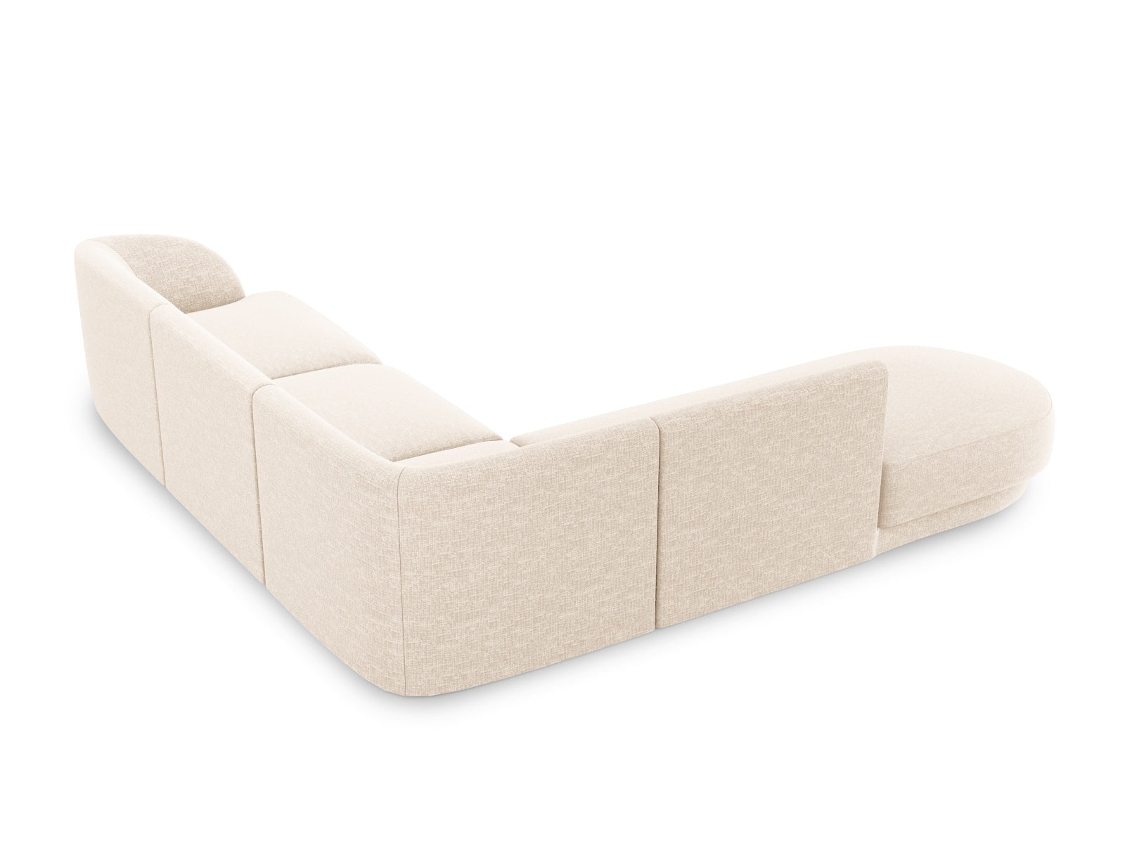 Miley Ecksofa links 6 Sitzer in Ivory präsentiert im Onlineshop von KAQTU Design AG. Ecksofa links ist von Micadoni