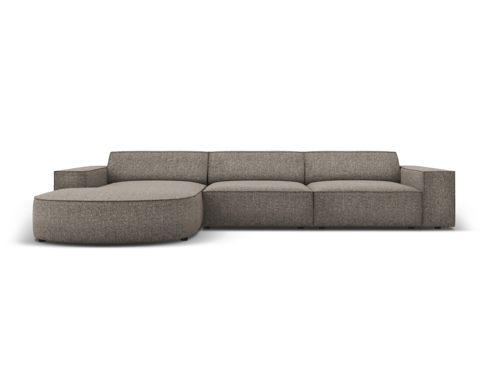 Jodie Modulares Ecksofa links 4 Sitzer in Grey präsentiert im Onlineshop von KAQTU Design AG. Ecksofa links ist von Micadoni