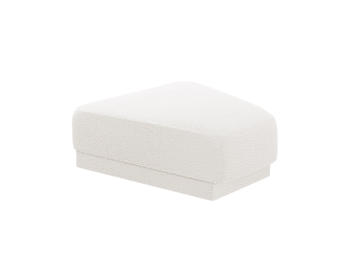 Miley Pouf 1 Sitz in White-Baloo präsentiert im Onlineshop von KAQTU Design AG. Pouf ist von Micadoni