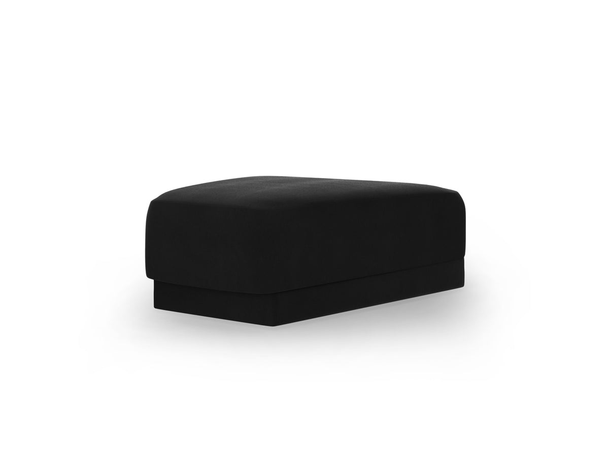 Miley Velour Pouf 1 Sitz in Black-Bluvel präsentiert im Onlineshop von KAQTU Design AG. Pouf ist von Micadoni