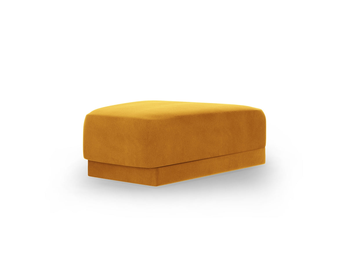 Miley Velour Pouf 1 Sitz in Yellow-Bluvel präsentiert im Onlineshop von KAQTU Design AG. Pouf ist von Micadoni