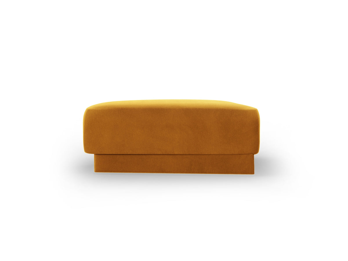 Miley Velour Pouf 1 Sitz in Yellow-Bluvel präsentiert im Onlineshop von KAQTU Design AG. Pouf ist von Micadoni