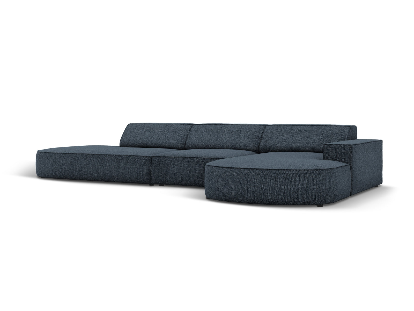 Jodie Modulares Ecksofa rechts 4 Sitzer in Royal Blue präsentiert im Onlineshop von KAQTU Design AG. Ecksofa rechts ist von Micadoni