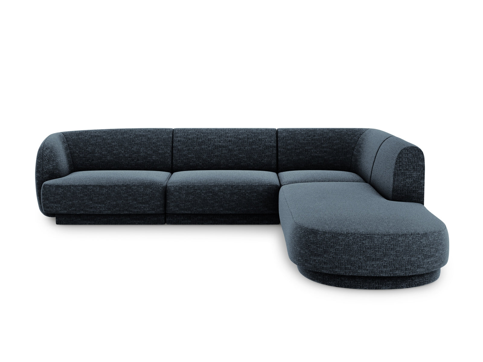 Miley Ecksofa rechts 6 Sitzer in Royal Blue präsentiert im Onlineshop von KAQTU Design AG. Ecksofa rechts ist von Micadoni