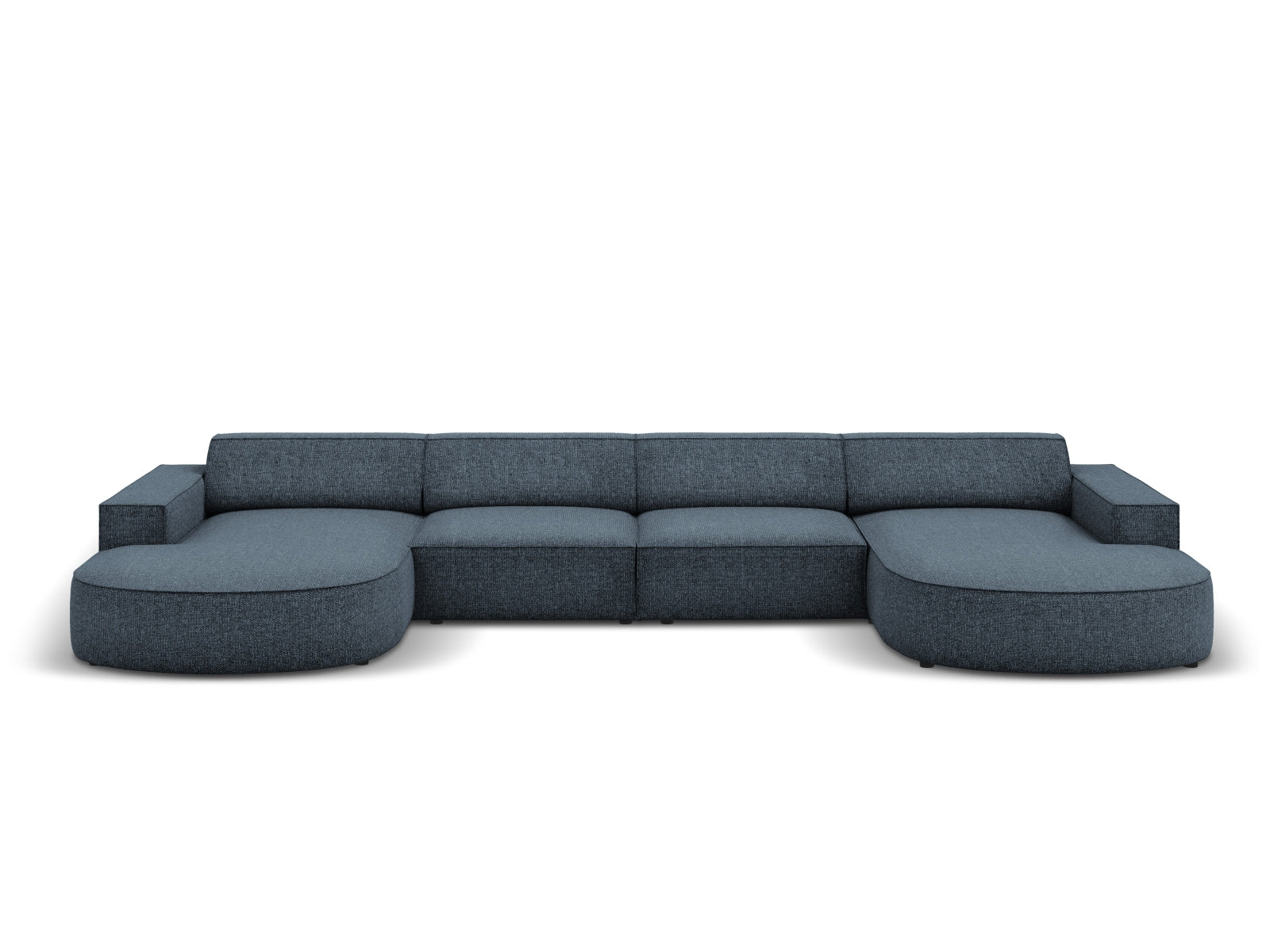Jodie Modulares Panoramic Sofa 6 Sitzer in Royal Blue präsentiert im Onlineshop von KAQTU Design AG. 3er Sofa ist von Micadoni