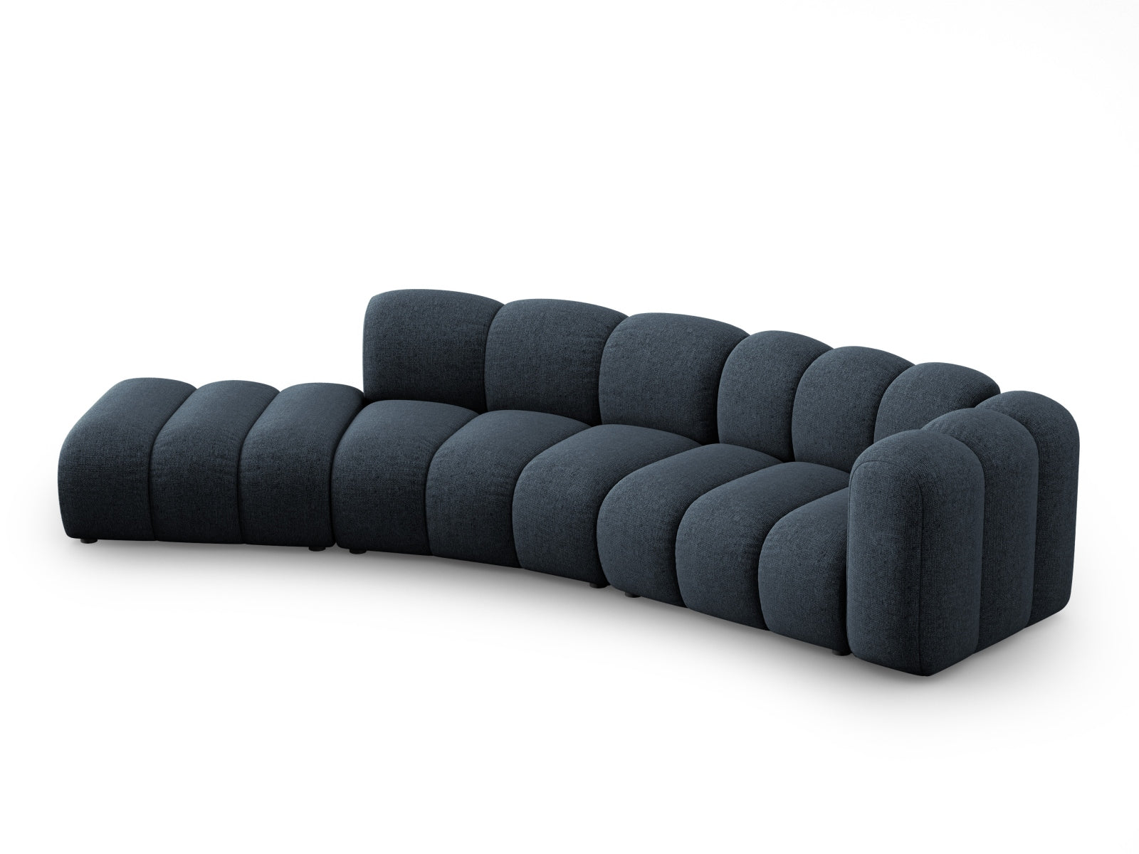 Lupine Modulares Sofa links 5 Sitzer in Royal Blue präsentiert im Onlineshop von KAQTU Design AG. L-Sofa links ist von Micadoni