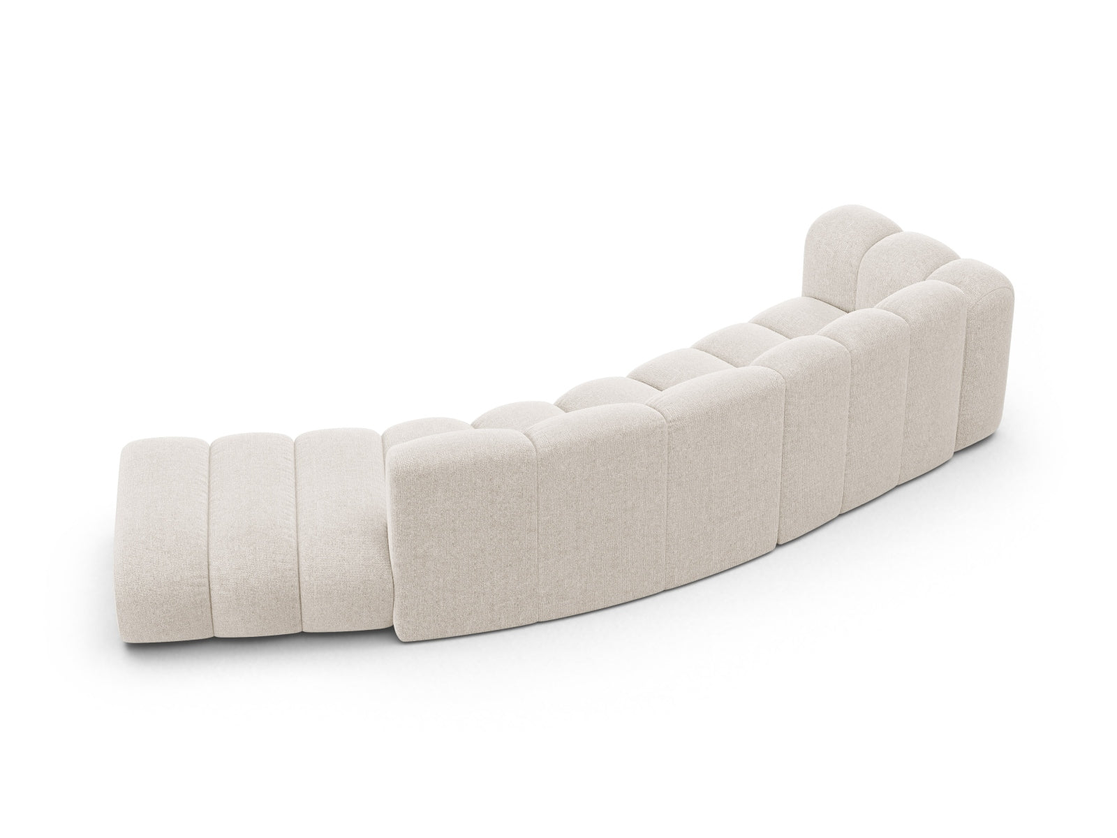 Lupine Modular Sofa links 5 Sitzer in Light Beige präsentiert im Onlineshop von KAQTU Design AG. Modulares Sofa ist von Micadoni
