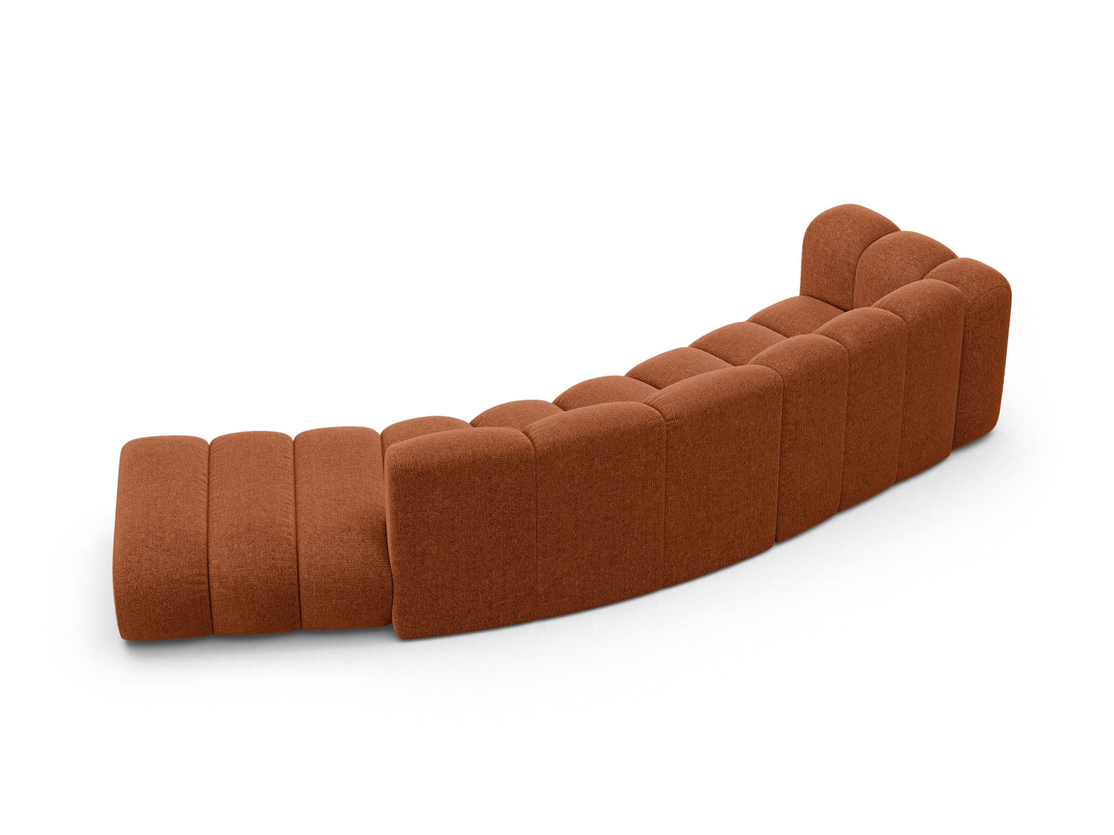 Lupine Modular Sofa links 5 Sitzer in Brick präsentiert im Onlineshop von KAQTU Design AG. Modulares Sofa ist von Micadoni