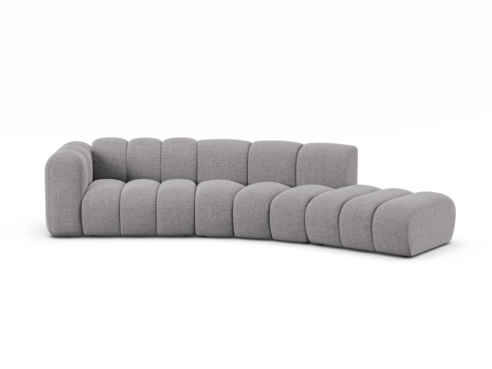 Lupine Modular Sofa links 5 Sitzer in Light Grey-Eden präsentiert im Onlineshop von KAQTU Design AG. 3er Sofa ist von Micadoni