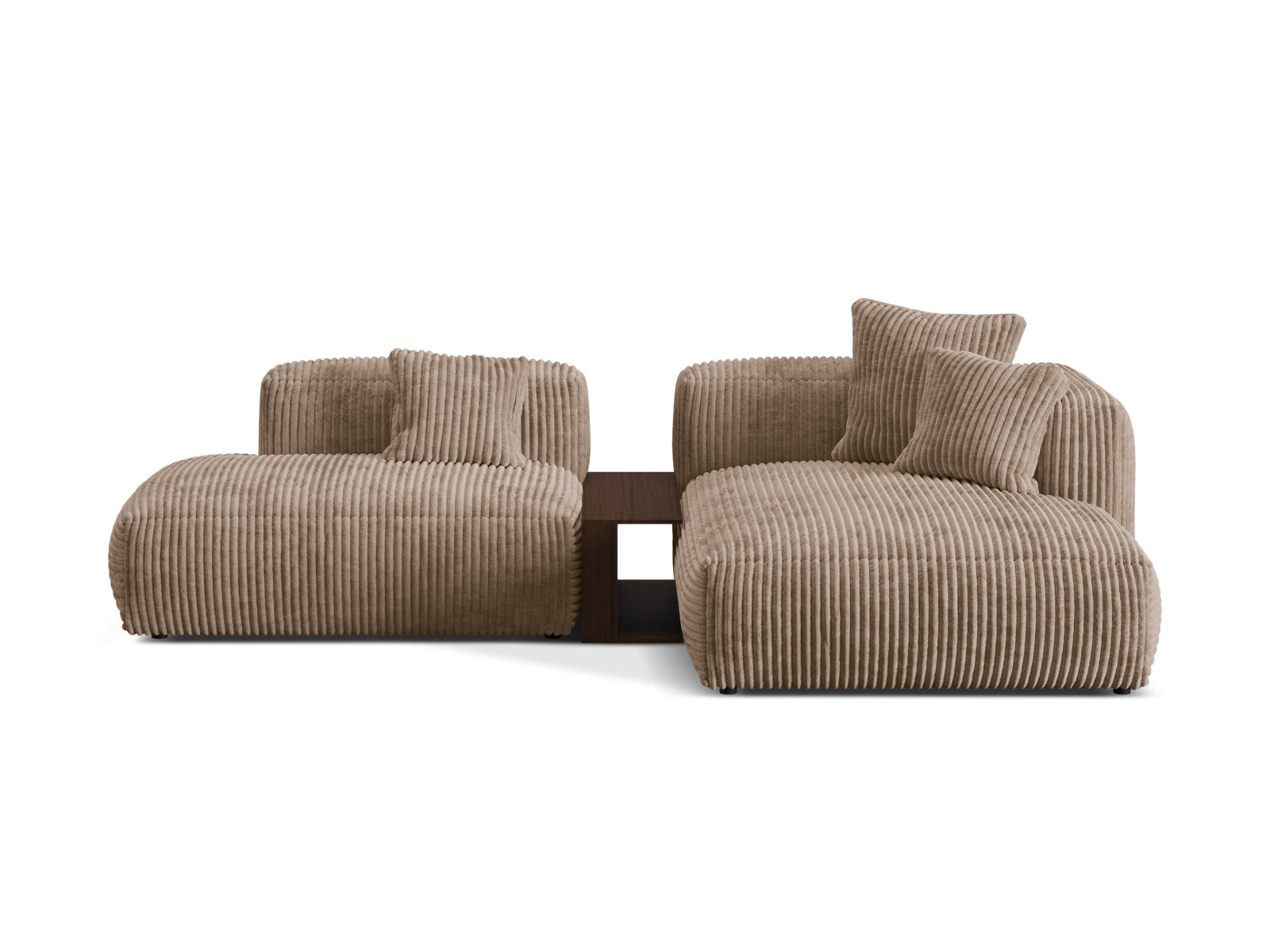 Martina Modulares Ecksofa rechts 2 Sitzer in Acorn präsentiert im Onlineshop von KAQTU Design AG. Ecksofa rechts ist von Micadoni