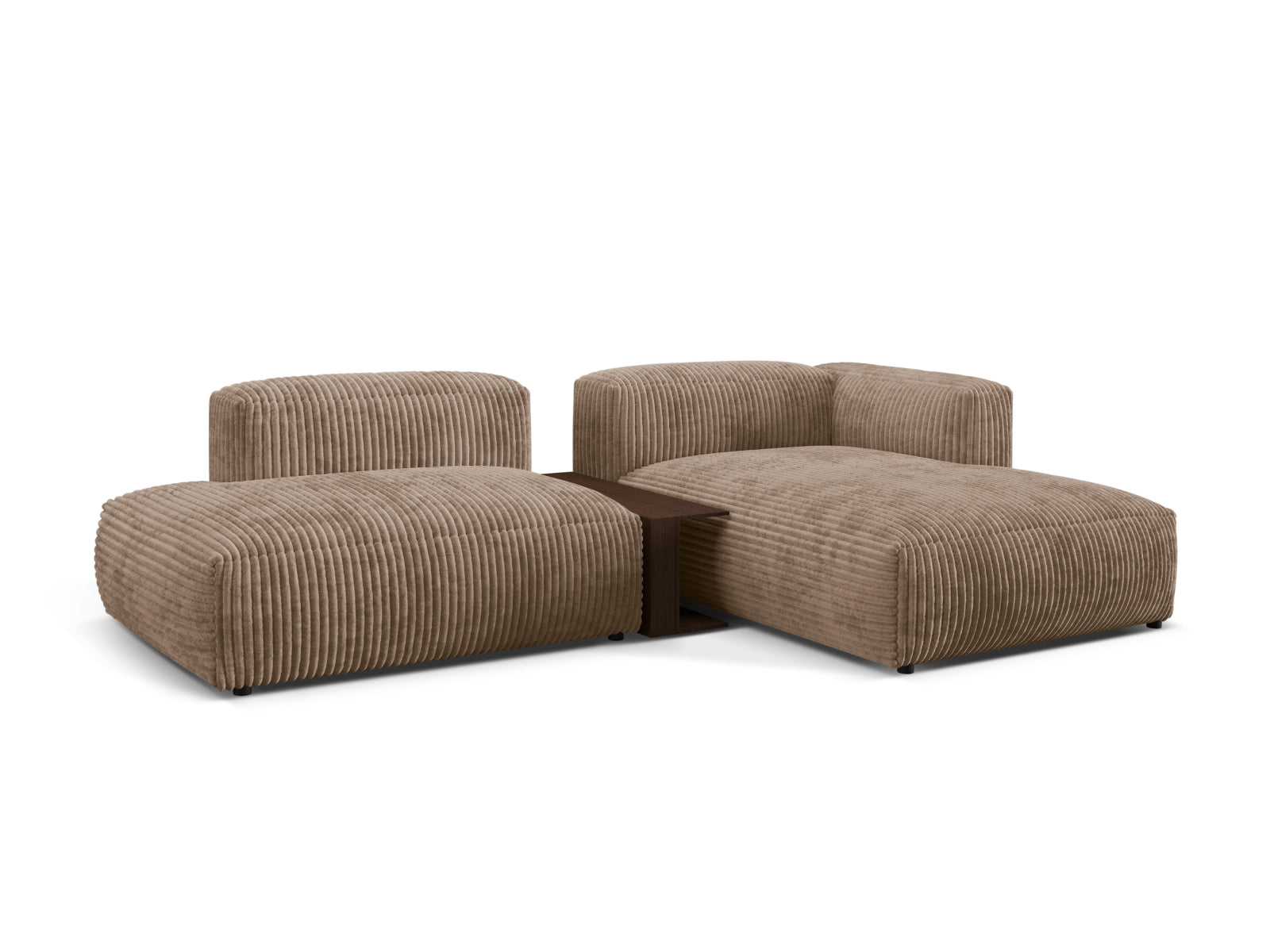 Martina Modulares Ecksofa rechts 2 Sitzer in Acorn präsentiert im Onlineshop von KAQTU Design AG. Ecksofa rechts ist von Micadoni