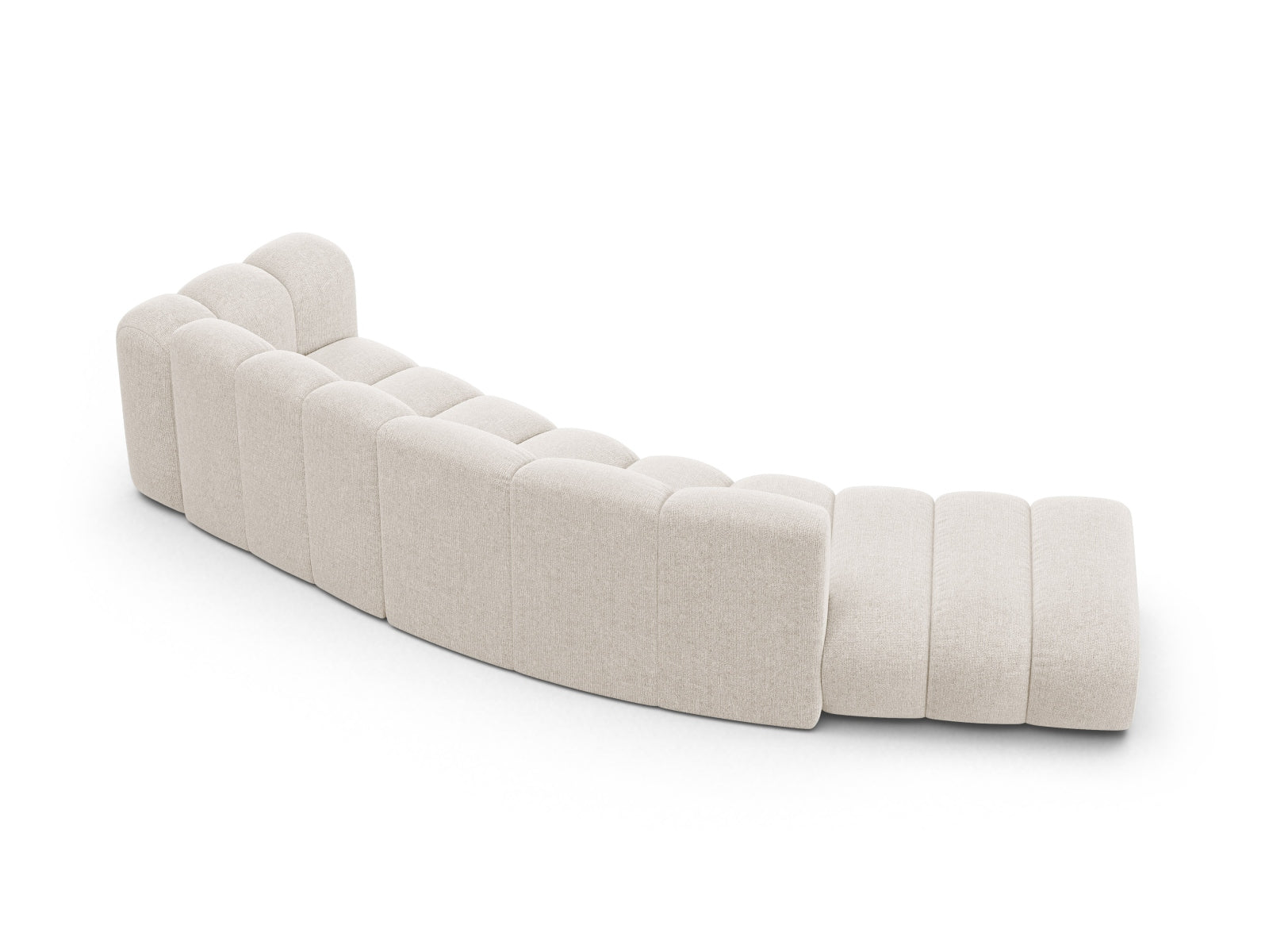 Lupine Modular Sofa rechts 5 Sitzer in Light Beige präsentiert im Onlineshop von KAQTU Design AG. 5er Sofa ist von Micadoni