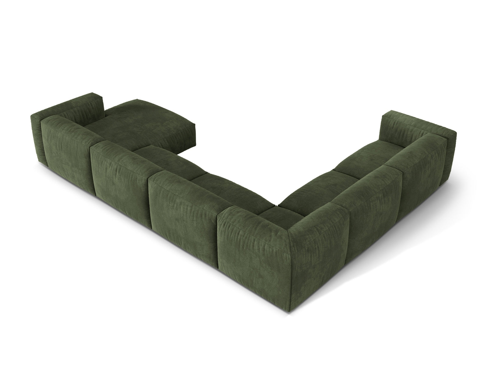 Stilvolles 6-Sitzer Ecksofa Martina in linker Ausführung, ideal für entspannte Abende und zeitgemäße Einrichtung.