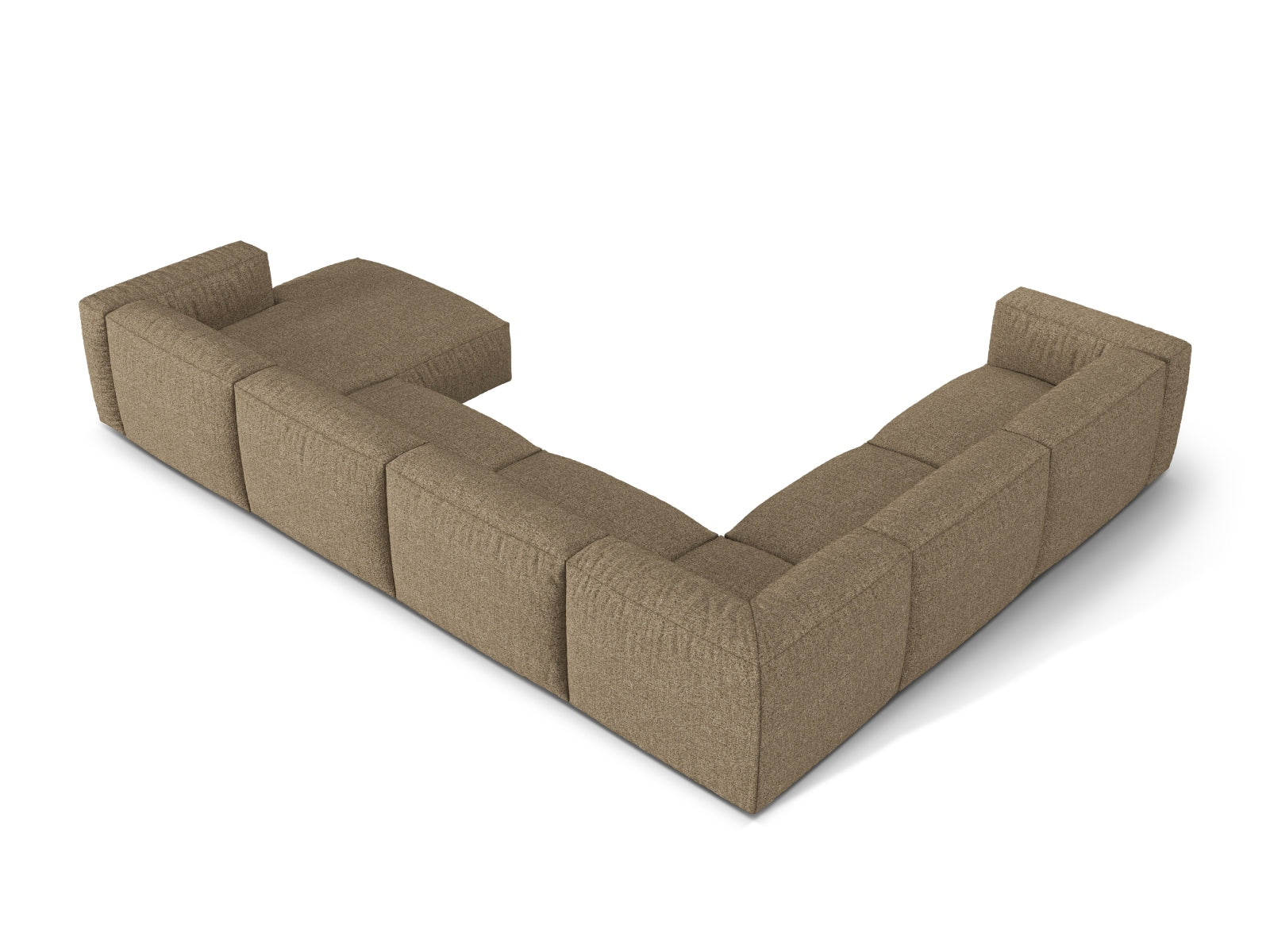 Stilvolles 6-Sitzer Ecksofa Martina in linker Ausführung, ideal für entspannte Abende und zeitgemäße Einrichtung.