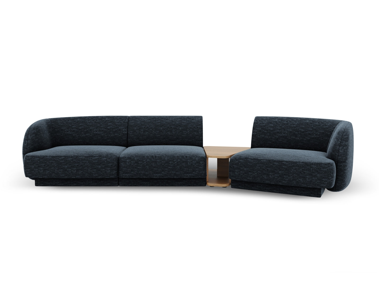 Miley Modulares Sofa rechts 3 Sitzer in Royal Blue präsentiert im Onlineshop von KAQTU Design AG. L-Sofa rechts ist von Micadoni