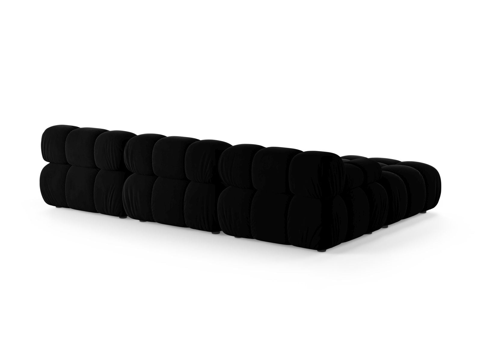 Elegantes 4-Sitzer Sofa Bellis in Black-Venus, ideal für moderne Wohnräume und gesellige Abende mit Freunden und Familie.