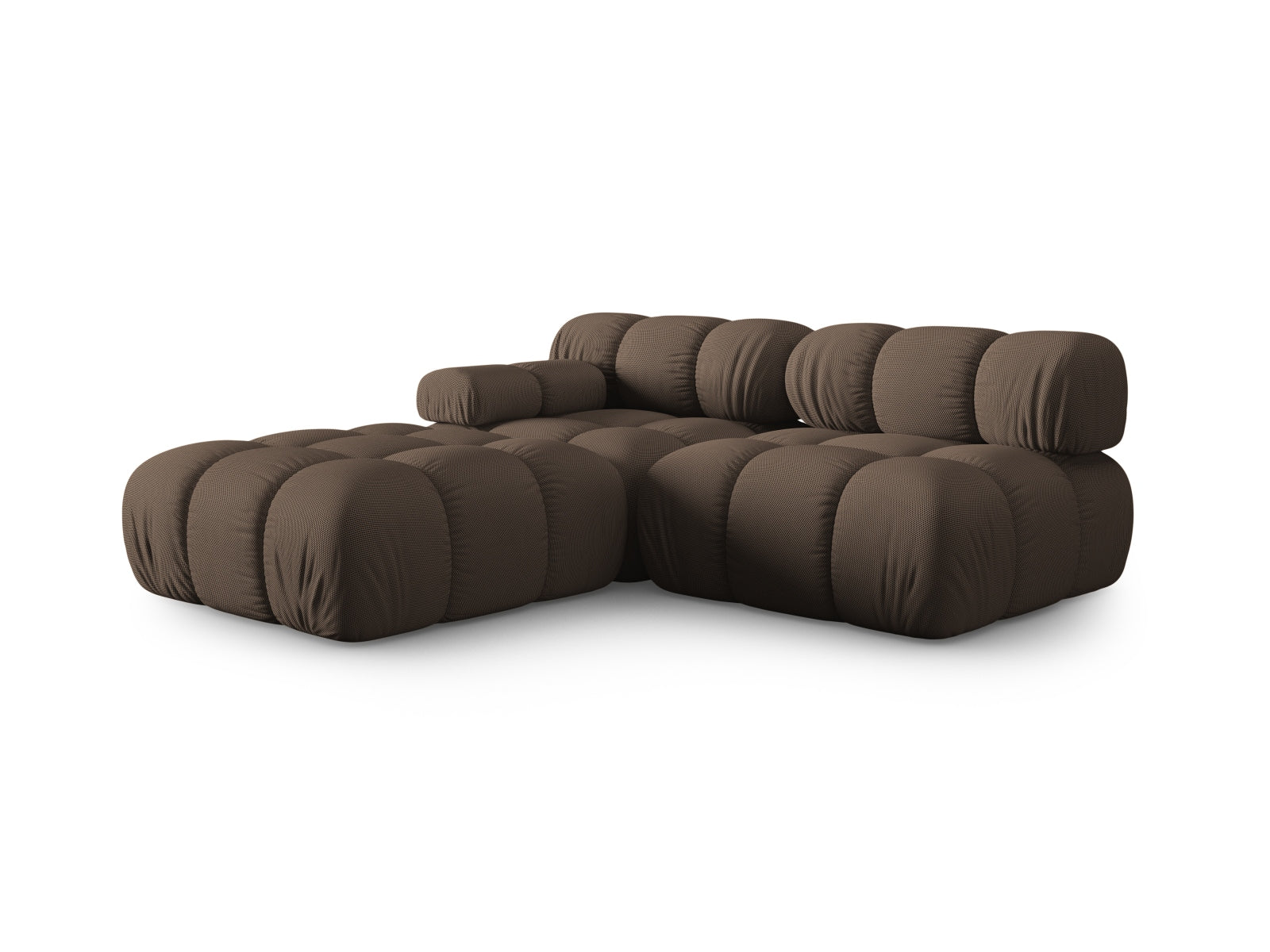 Bellis Modulares Sofa links 4 Sitzer 94cm in Brown präsentiert im Onlineshop von KAQTU Design AG. L-Sofa links ist von Micadoni