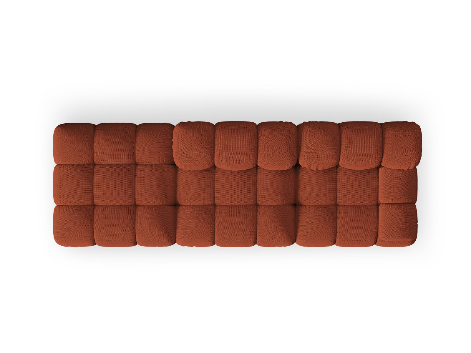 Bellis Modulares Sofa links 4 Sitzer 94cm in Brick präsentiert im Onlineshop von KAQTU Design AG. L-Sofa links ist von Micadoni