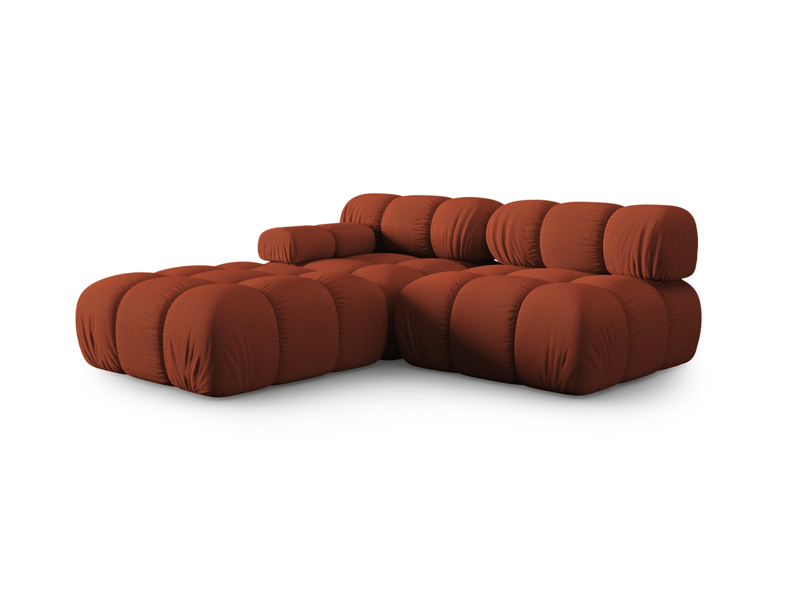 Bellis Modulares Sofa links 4 Sitzer 94cm in Brick präsentiert im Onlineshop von KAQTU Design AG. L-Sofa links ist von Micadoni