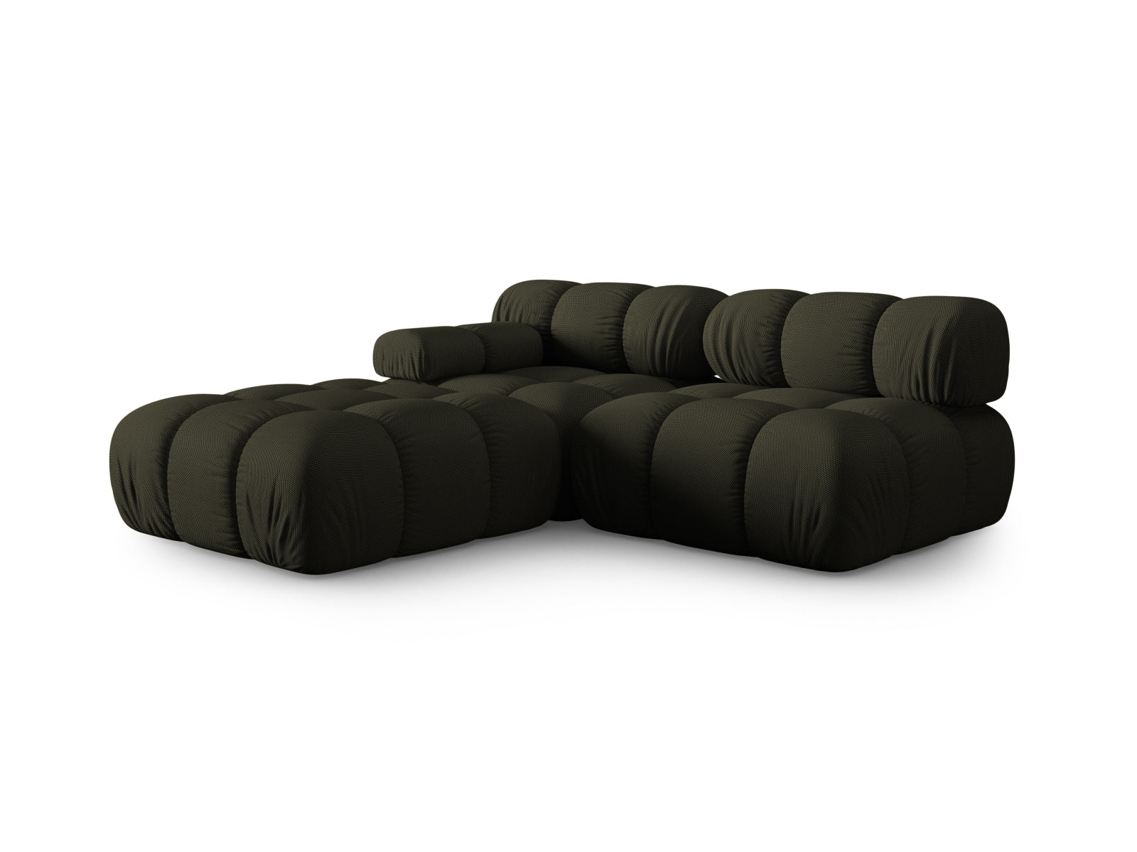 Bellis Modulares Sofa links 4 Sitzer 94cm in Amazon Green präsentiert im Onlineshop von KAQTU Design AG. L-Sofa links ist von Micadoni