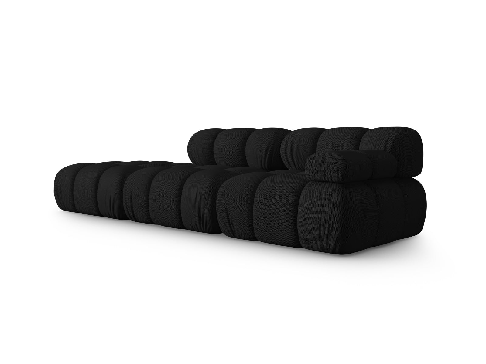 Bellis Modulares Sofa links 4 Sitzer 94cm in Black präsentiert im Onlineshop von KAQTU Design AG. L-Sofa links ist von Micadoni
