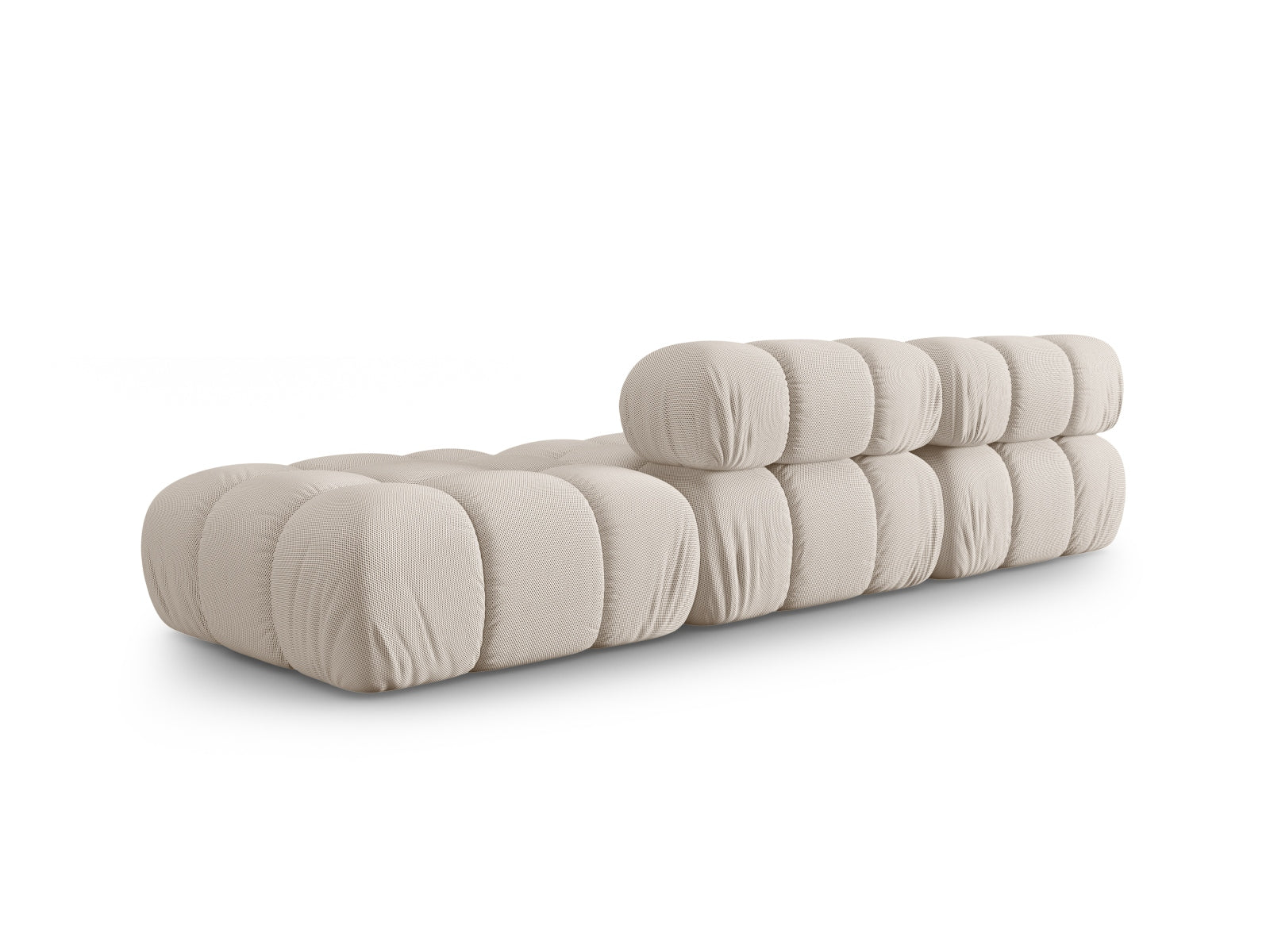 Bellis Modulares Sofa rechts 4 Sitzer 94cm in Light Beige präsentiert im Onlineshop von KAQTU Design AG. L-Sofa rechts ist von Micadoni