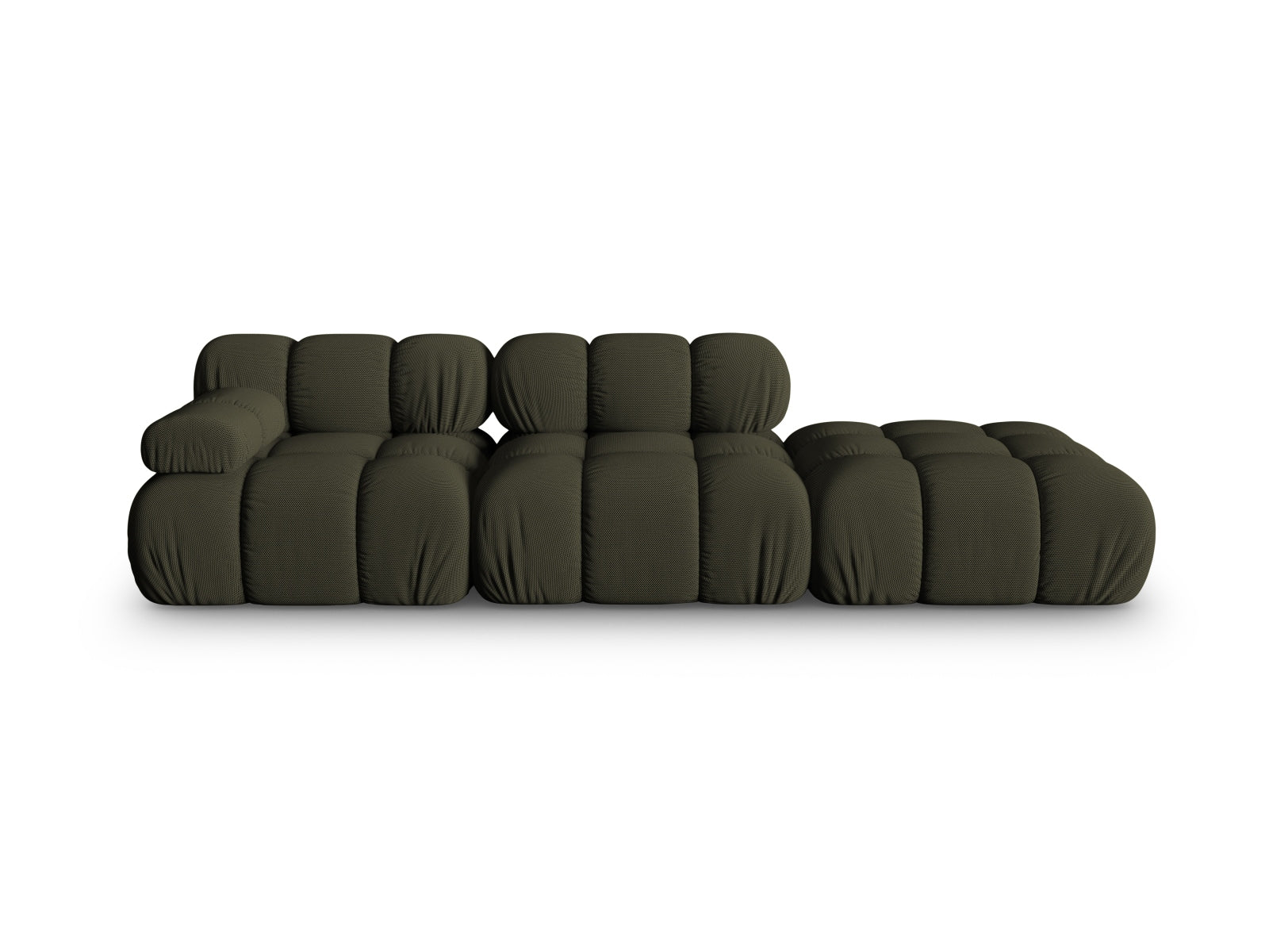 Bellis Modulares Sofa rechts 4 Sitzer 94cm in Amazon Green-Sonic präsentiert im Onlineshop von KAQTU Design AG. L-Sofa rechts ist von Micadoni