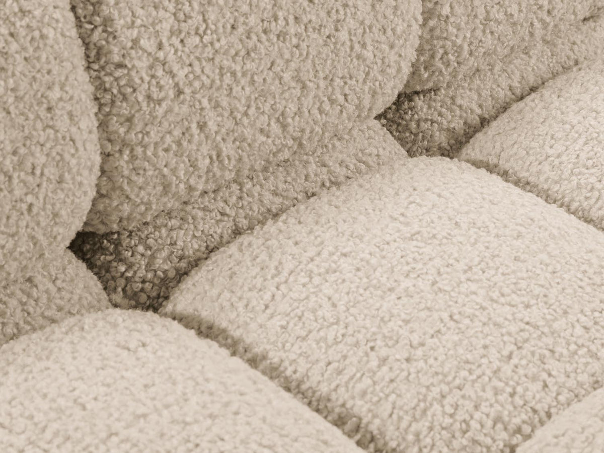 Bellis Boucle modulares Sofa rechts 4 Sitzer 94cm in Light Beige-Rolf präsentiert im Onlineshop von KAQTU Design AG. L-Sofa rechts ist von Micadoni