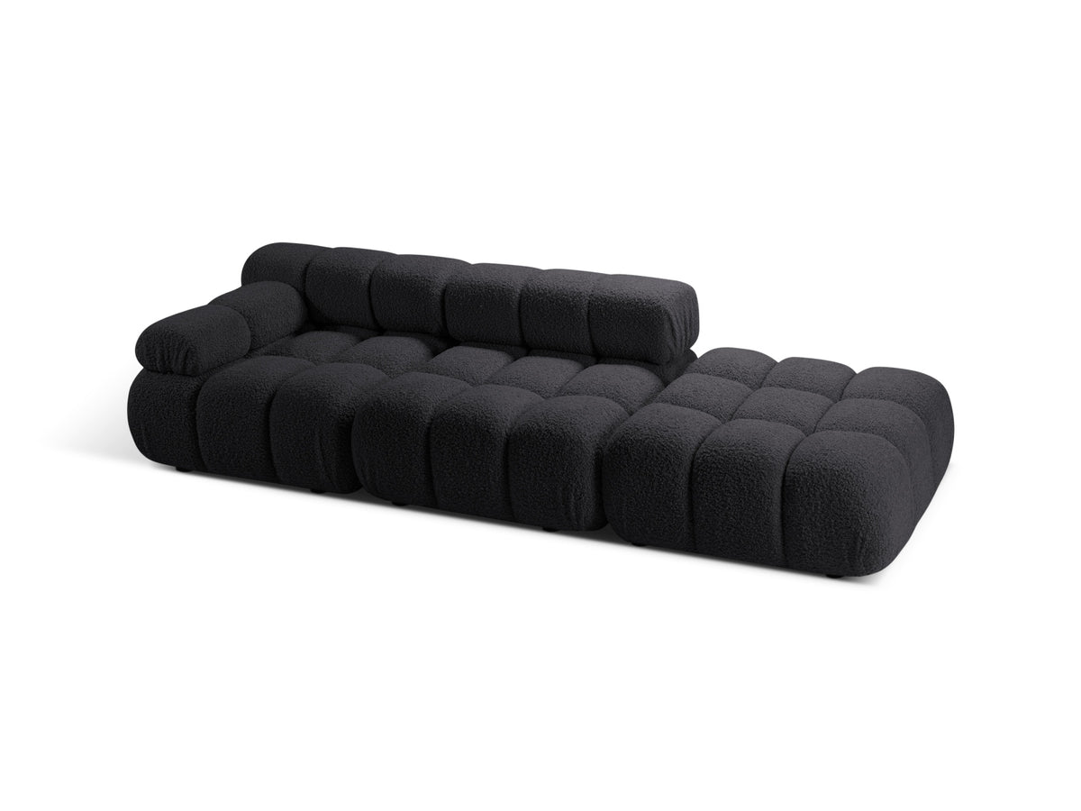 Bellis Boucle modulares Sofa rechts 4 Sitzer 94cm in Graphite-Rolf präsentiert im Onlineshop von KAQTU Design AG. L-Sofa rechts ist von Micadoni